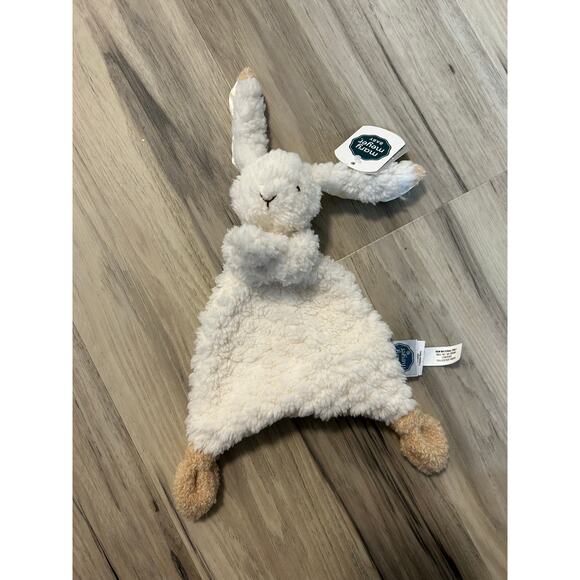 NWT Mary Meyer Bunny Lovey Security blanket Lil Oatmeal Bunny 9” Satin Ears Baby - Picture 1 of 4